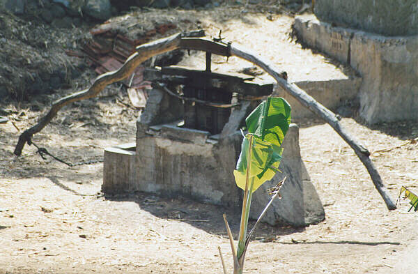 CapoVerde084.JPG - Cidade Velha, l'antica Riberira Grande, un antico torchio per la canna da zucchero