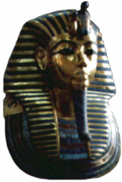 Egitto001.JPG - La maschera funeraria di Tutankhamon, Museo Archeologico, Il Cairo