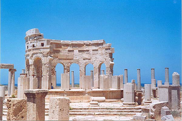 LeptisMagna_Mercato5.jpg - Il mercato, padiglione ottogonale