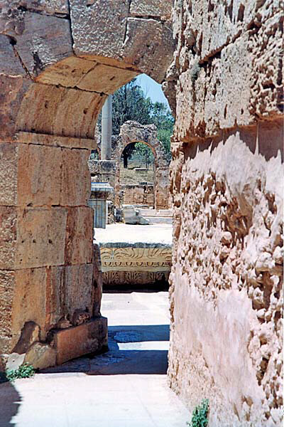 LeptisMagna_TermeAdriano14.jpg - Le Terme di Adriano, il Gymnasium