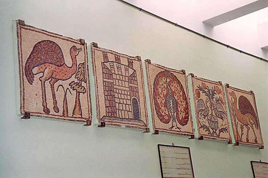 QsarLibia_MosaiciBizantini1.jpg - Mosaici Bizantini, la collocazione a parete