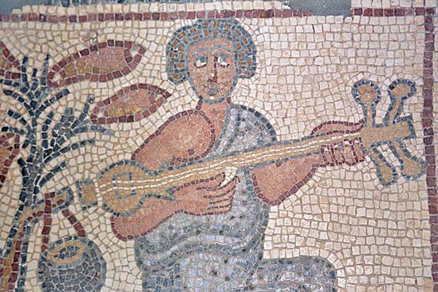 QsarLibia_MosaiciBizantini6.jpg - Mosaici Bizantini, musico con cetra