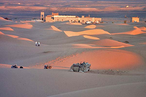 Marocco261.jpg - L'alba nel deserto sull'Erg Chebbi