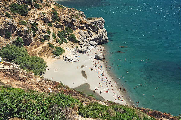 creta149.jpg - La spiaggia di Moni Preveli