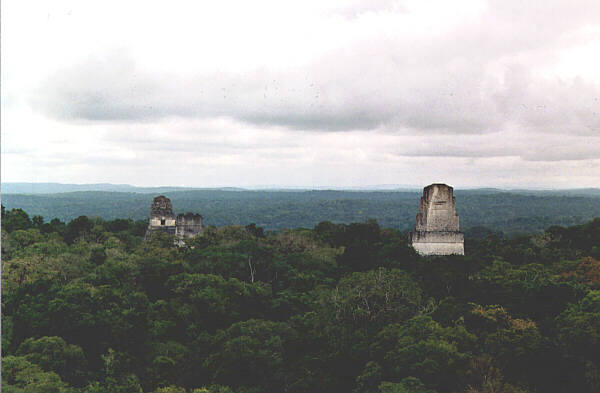 Guatemala011.JPG - Panorama dalla cima del tempio n° 4