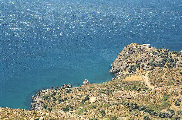 Panorama della costa verso Plakias, seleziona per ingrandire